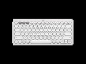 LOGITECH PEBBLE KEYS K380S US WHITE