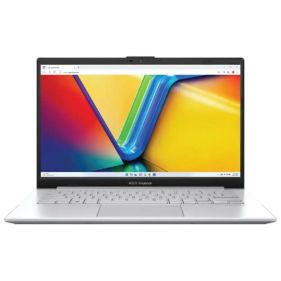 Asus Vivobook Go 14 (2023) Laptop   Intel Core i3-N305 14inch FHD 256 - 8GB RAM Windows 11 Home English & Arabic Keyboard Cool Silver Middle East Version - E1404GA-NK039W