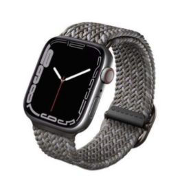 UNIQ ASPEN DESIGNER EDITION BRAIDED APPLE WATCH STRAP 45/44/42MM-GREY