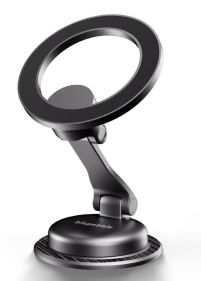 BLUPEBBLE ROAD MAG MAGNETIC VERSATILE MOUNT WITH MAGSAFE 360° ROTATION PHONE HOLDER - BLACK