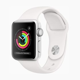 Apple Watch Series 3-38 mm, Silver Aluminum Case - MTEY2AE/A