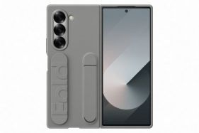Samsung Fold6 Silicone Grip Case with Stand Gray (EF-MF956TJEGWW)