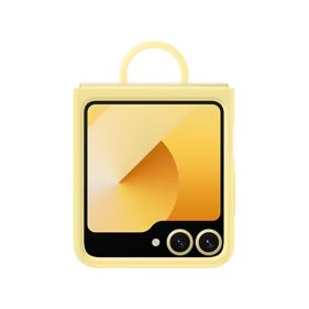 Samsung Flip6 Silicone Case with Ring Yellow (EF-PF741TYEGWW)