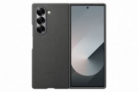 Samsung Fold6 Vegan Leather Case Gray (EF-VF956PJEGWW)