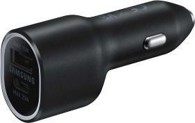 SAMSUNG POWER - CAR CHARGER DUAL (25 & 15W)-BLK