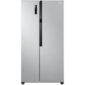 LG SIDE BY SIDE FRIDGE 600 LITRS GROSS CAPACITY ,No Frost, Smart Inverter Compressor ,SILVER COLOR