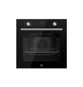 MILLEN MEO 6002 BL 73L Electric Oven - Energy Class A, 8 Cooking Modes, 60 cm, SCHOTT Double Glass Door, Glass finish, Mechanical and Touch Control with Timer, 3 Year Warranty