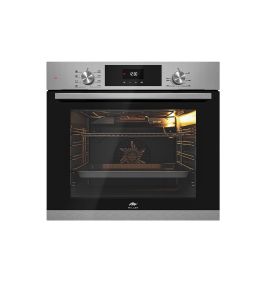 MILLEN MEO 6002 IX 73L Electric Oven - Energy Class A, 8 Cooking Modes, 60 cm, SCHOTT Double Glass Door, Glass finish, Mechanical and Touch Control with Timer, 3 Year Warranty