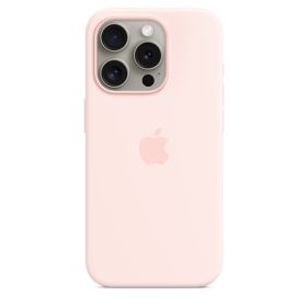 APPLE IPHONE 15 PRO SILICONE CASE WITH MAGSAFE - LIGHT PINK