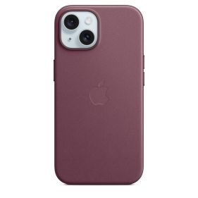 APPLE IPHONE 15 FINEWOVEN CASE WITH MAGSAFE - MULBERRY