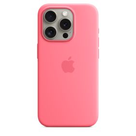 APPLE IPHONE 15 PRO SILICONE CASE WITH MAGSAFE-PINK