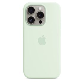 APPLE IPHONE 15 PRO SILICONE CASE WITH MAGSAFE-SOFT MINT
