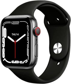 TIME PLUS T7 CLASSIC SMART WATCH - BLACK