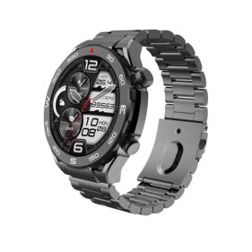 TRANDS SMART WATCH WITH METALLIC STRAP,
