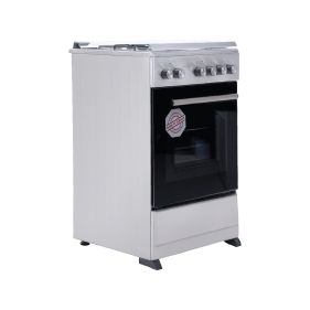VENUS COOKER / 50X55CM, 3GAS + 1 ELECTRIC HOTPLATES, PUSH BUTTON AUTO IGNITION, MULTI FUNCTION ELECTRIC OVEN & ELCTRIC GRILL WITH SEPARATE KNOB, METAL LID, VC5531ESD