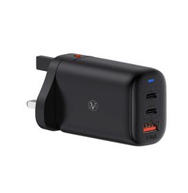 VWALK WALL ADAPTER 65W 3IN1 TYPE C & USB-WHITE