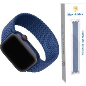 MAX&MAX WATCH STRAP BLUE BRAIDED SOLO LOOP 42/44MM