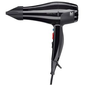 Moser 4352-0150 Ventus Pro Professional Hair Dryer, AC 220-240V, 50/60Hz, 1850-2200W, Made in Italy