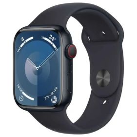 Apple Watch Series 9 GPS + Cellular 45mm Midnight Aluminum Case with Midnight Sport Band M/L - MRMD3QA/A