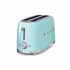 Smeg 50's Retro Style Aesthetic 4 Slice Toaster - Pastel Green (TSF02PGUK)