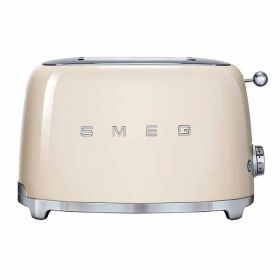 Smeg Retro Cream 2 Slice Toaster (TSF01CRUK)