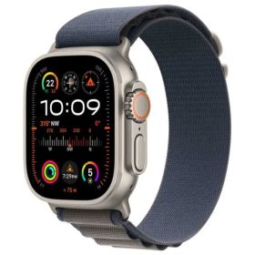 Apple Watch Ultra 2 GPS + Cellular 49mm Titanium Case with Blue Alpine Loop Medium - MREP3AE/A